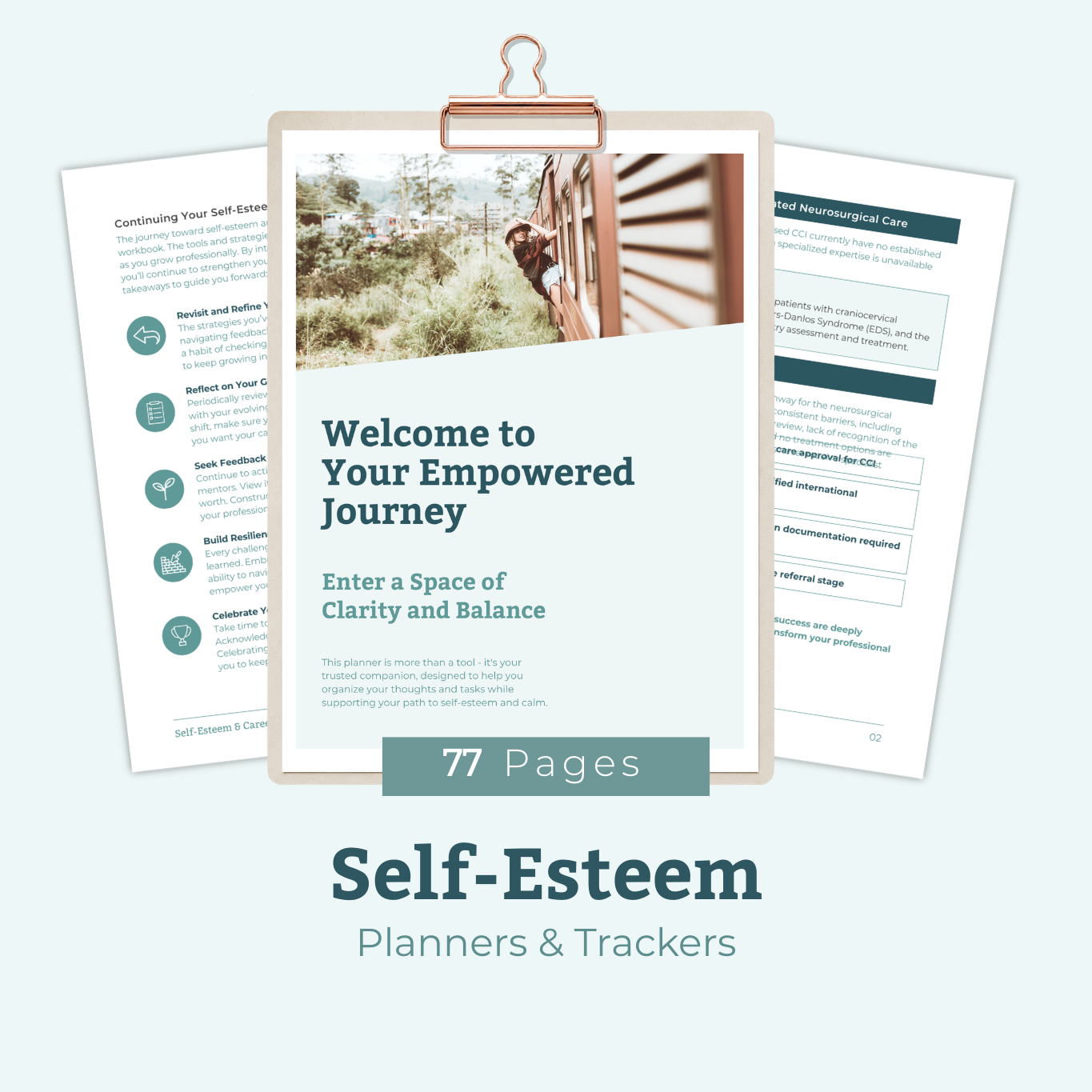 Self-Esteem Planners & Trackers