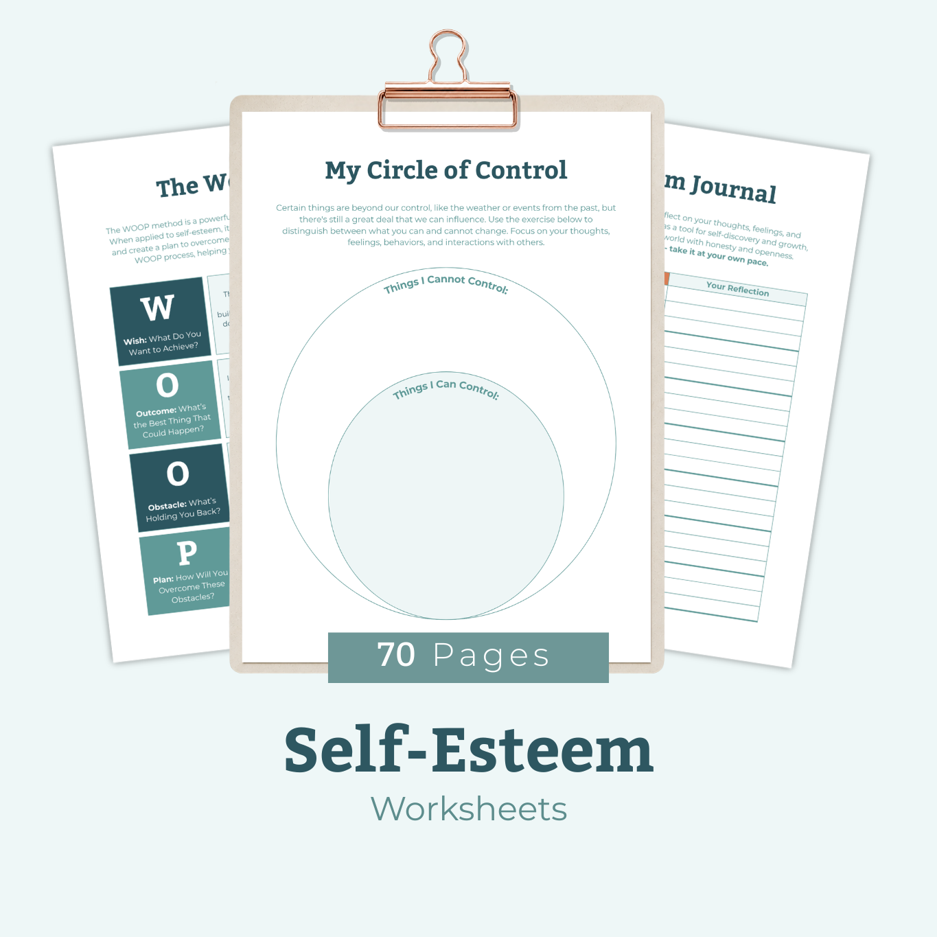 Self-Esteem Worksheets