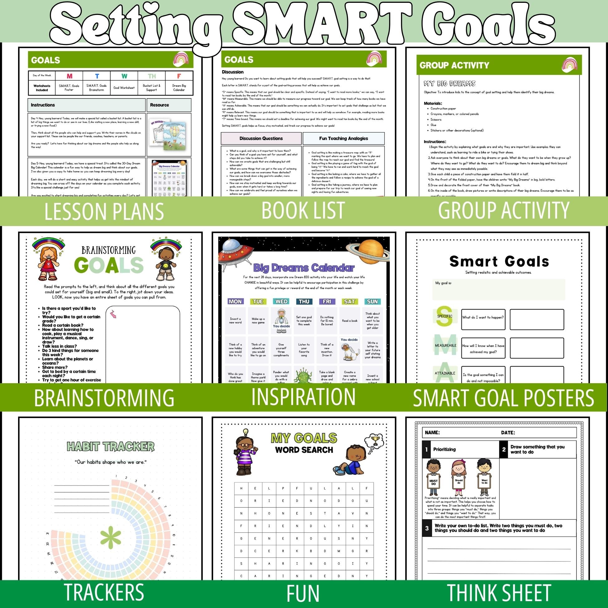 Setting SMART Goals Kit (Ages: 4 - 12)