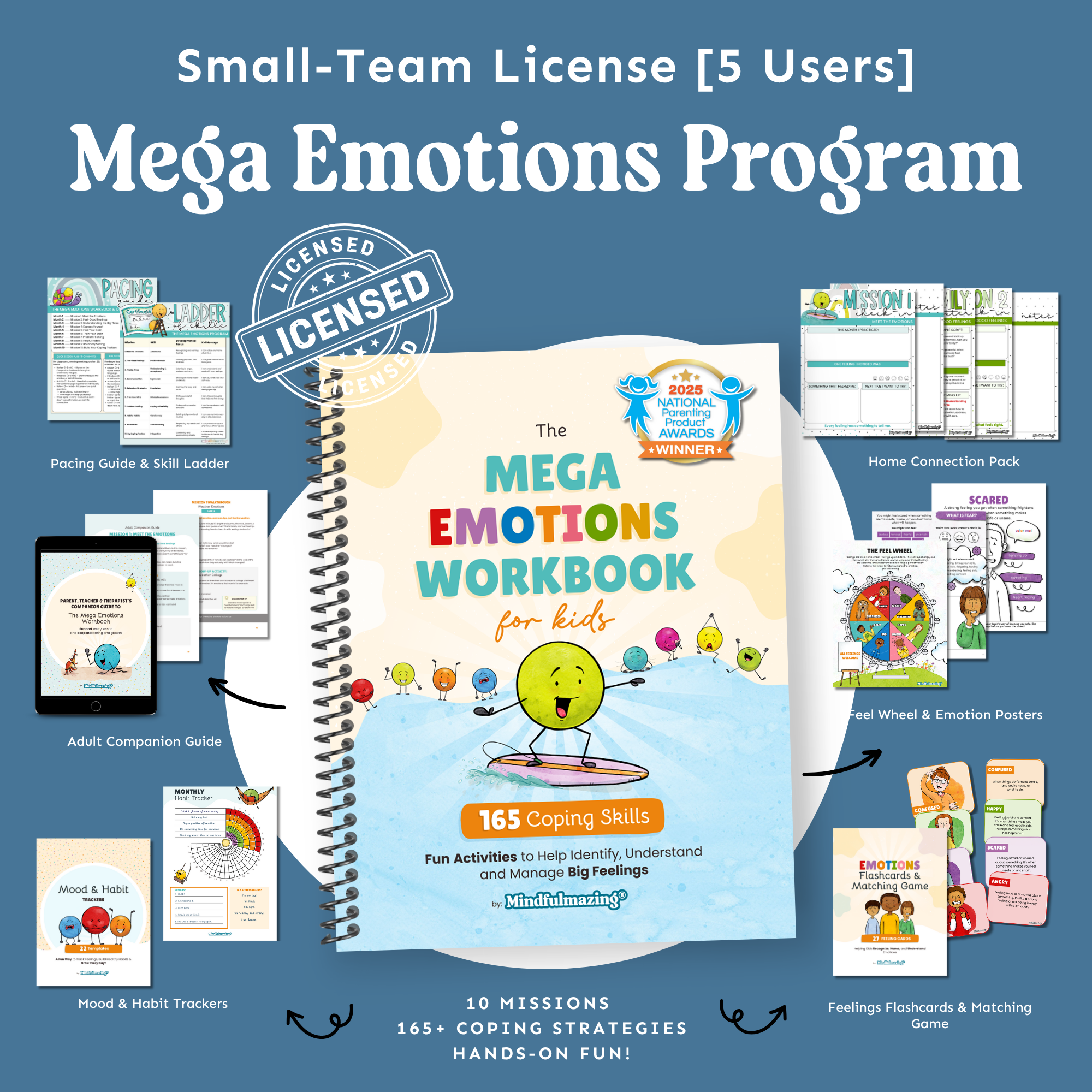 Small Team License - 5 Users - Mega Emotions Program