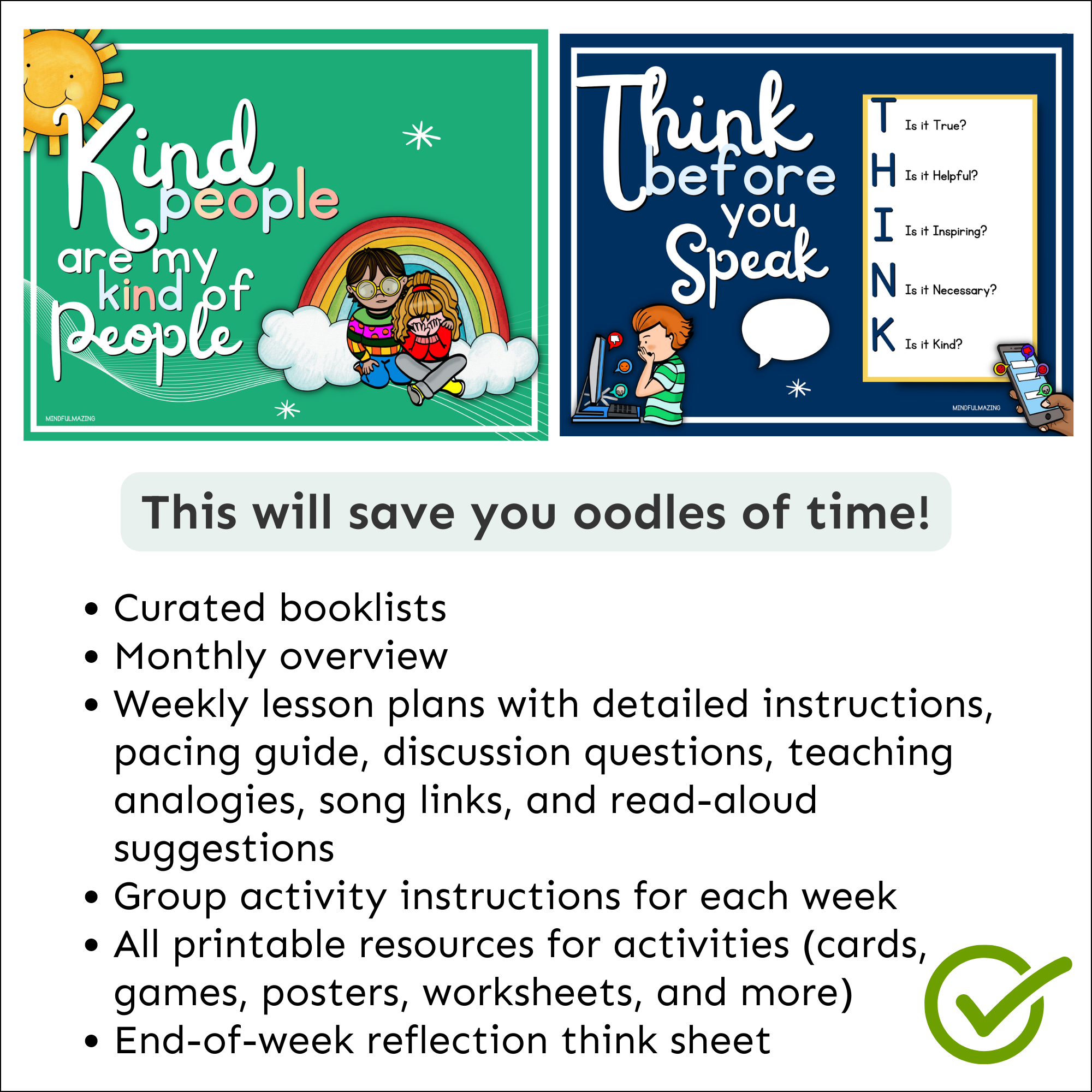 Responsibility Social-Emotional Learning Unit (ages 3 - 8)