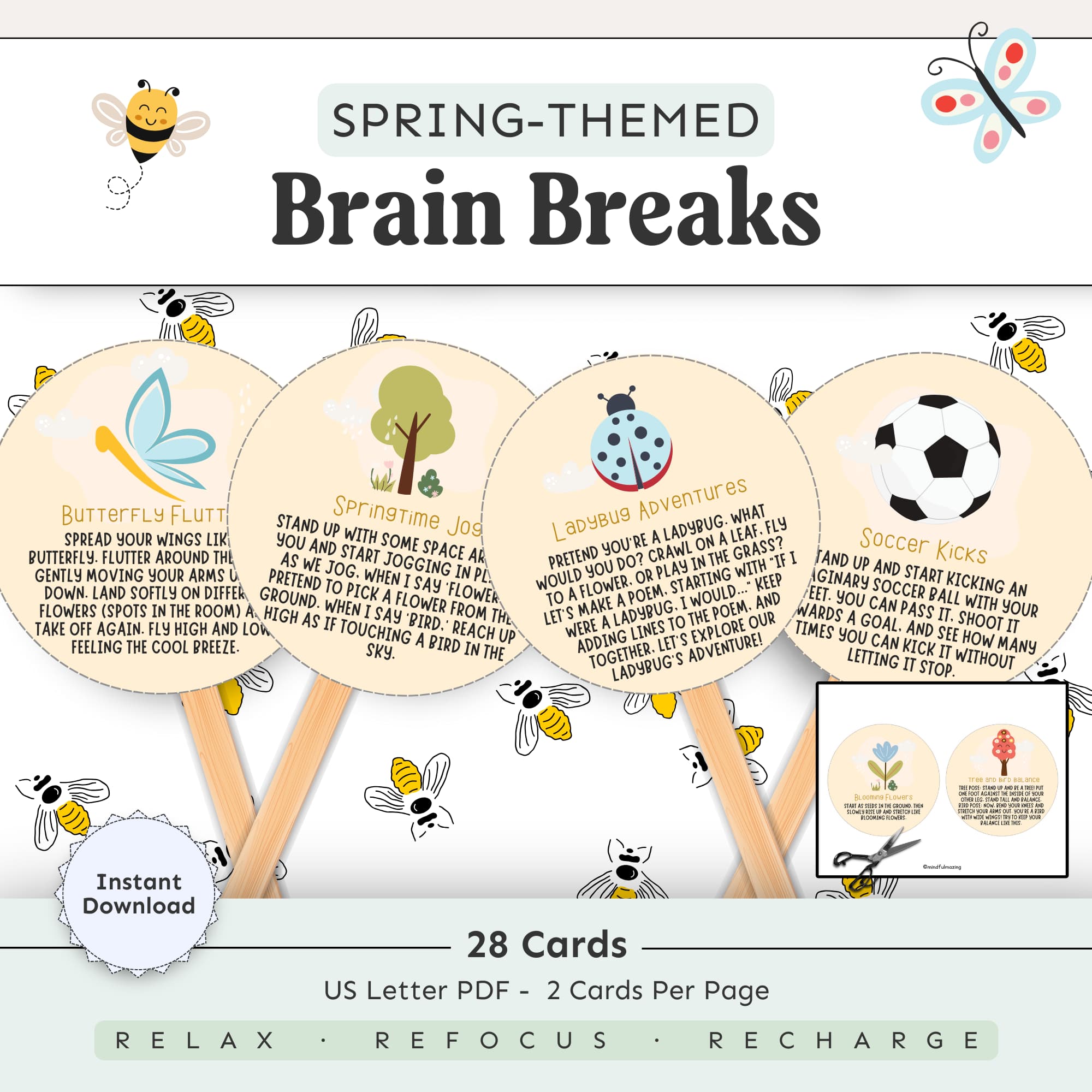 Spring-themed Brain Breaks