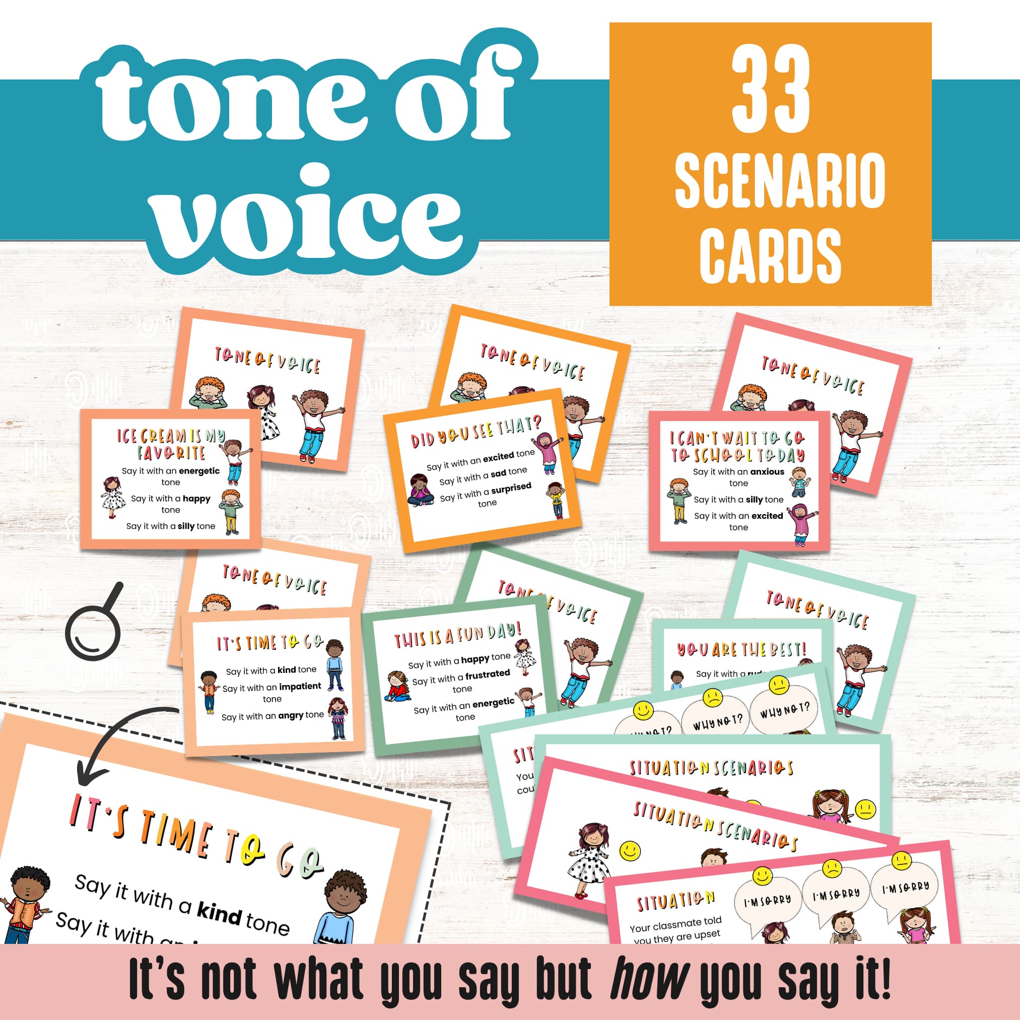 Tone of Voice (PDF) Ages 4-10