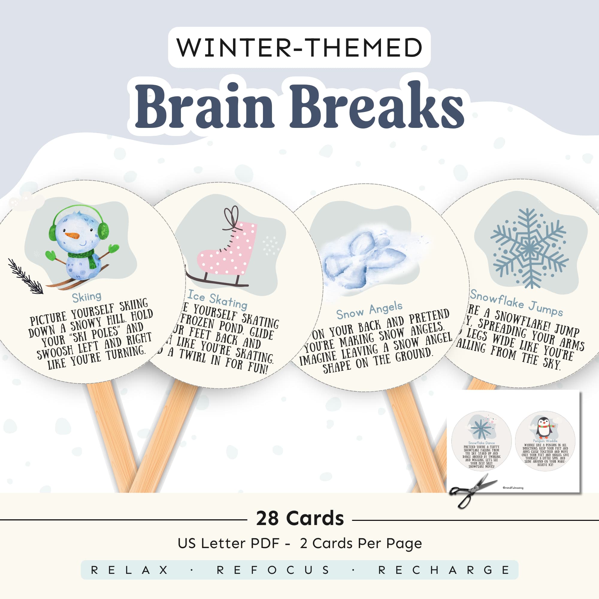 Winter-themed Brain Breaks