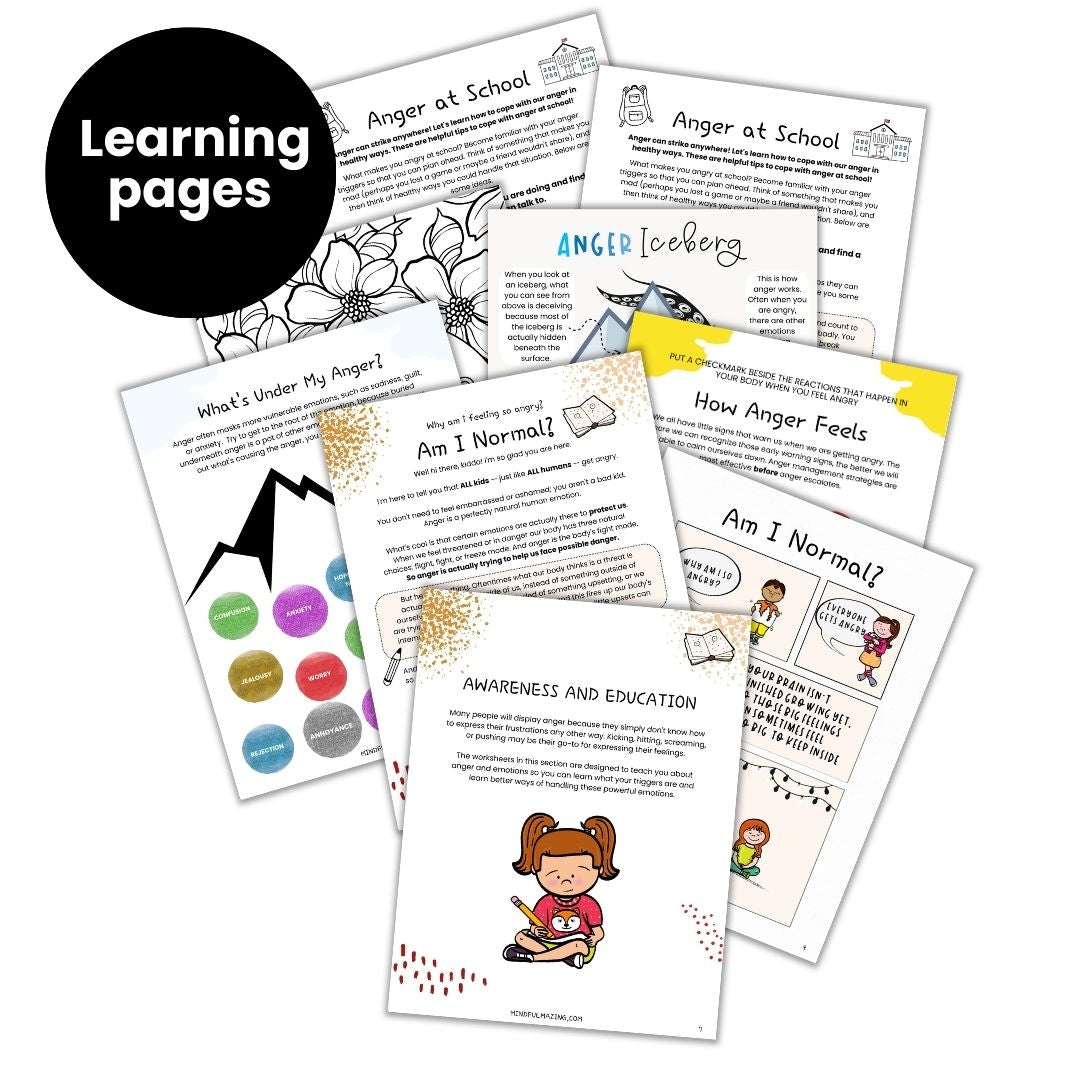 Anger Kit for Kids PDF (ages 4-11)