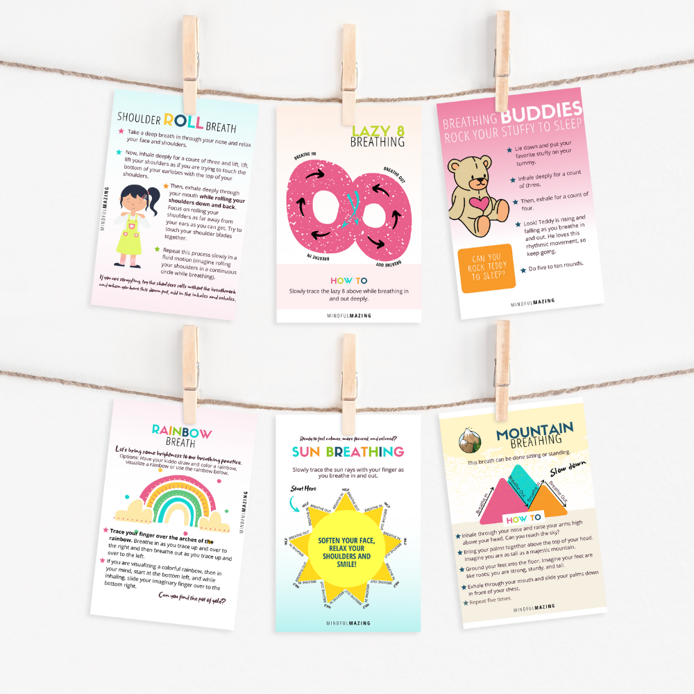 Breathing Card Set for Kids - One Time Special Price