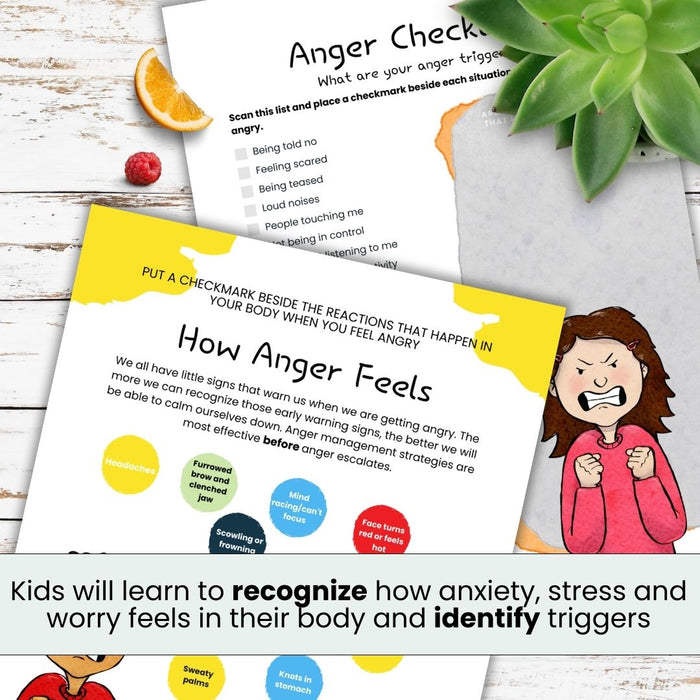 Anger Kit for Kids PDF (ages 4-11)