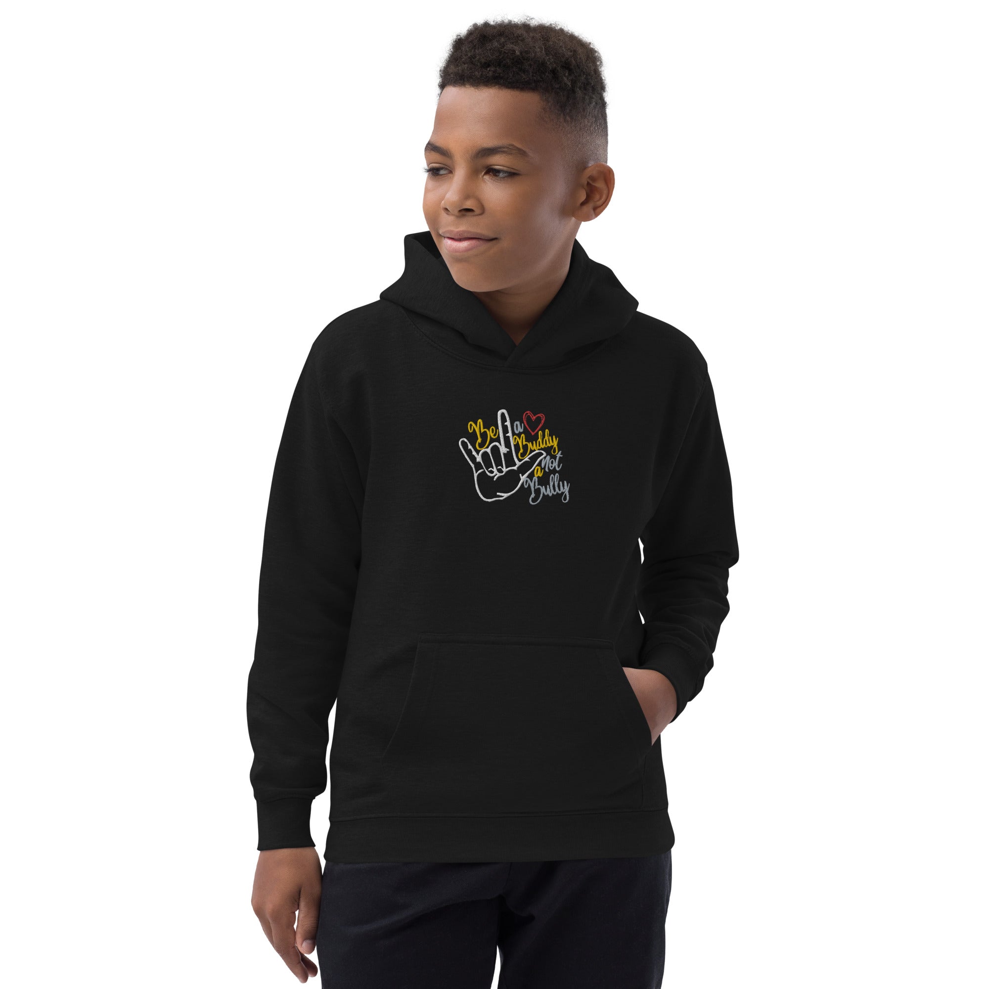 Be a Buddy Not a Bully Kids Hoodie