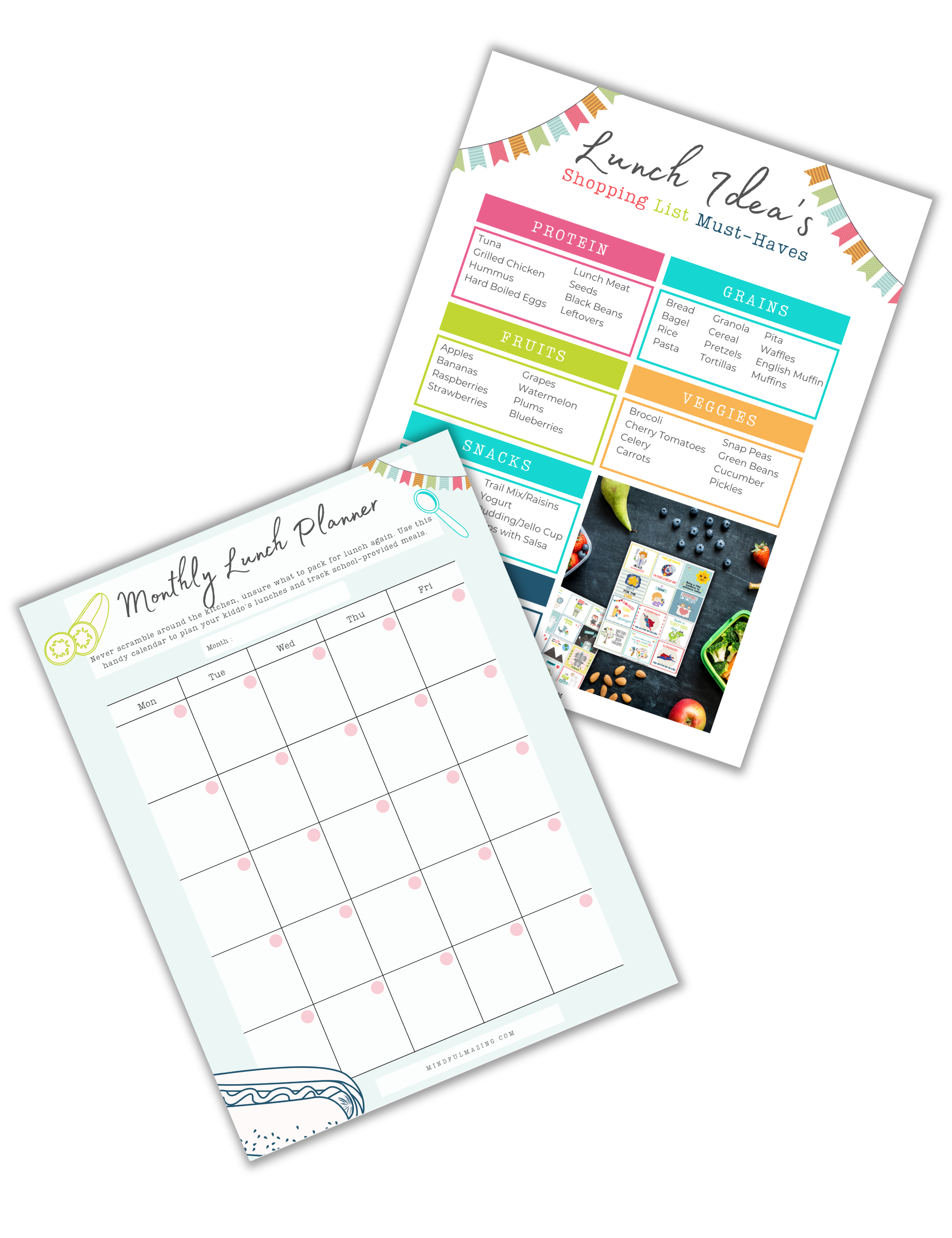 Monthly Lunch Planner (PDF)