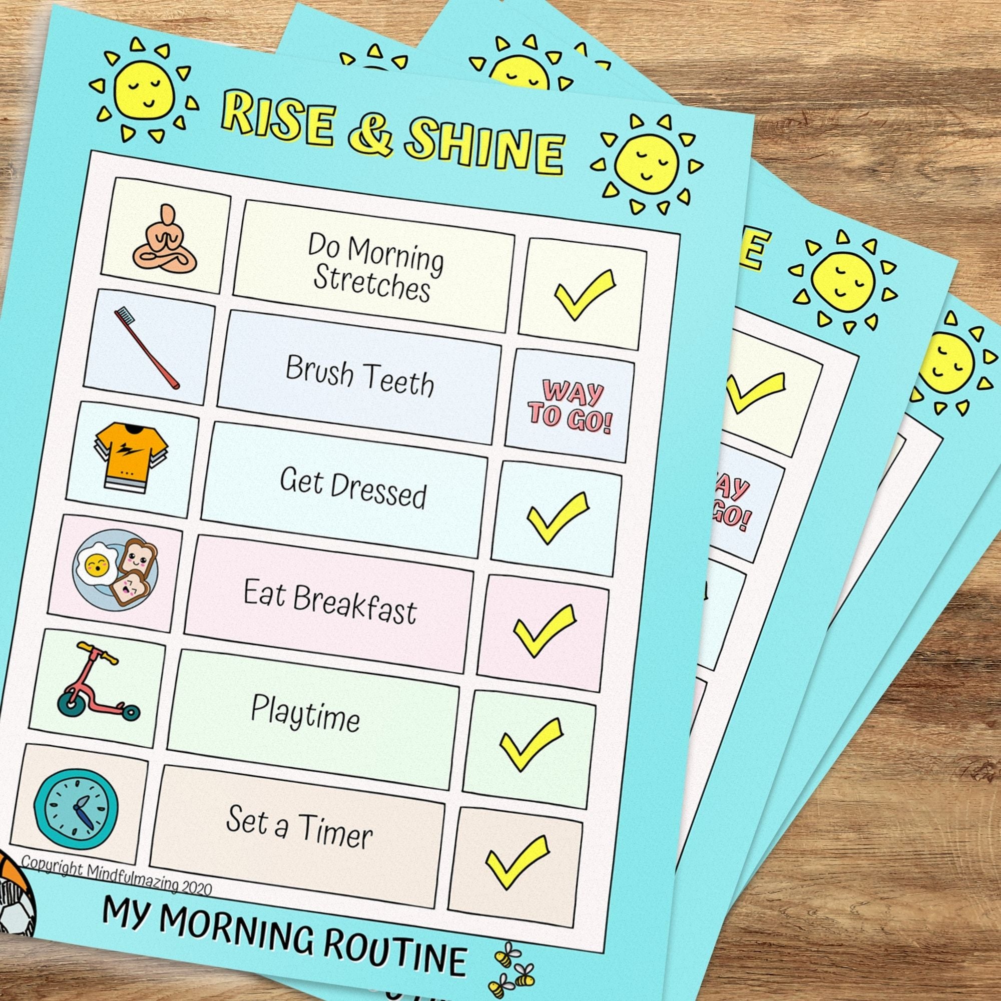 Routine Charts For Kids PDF (ages 2-10)