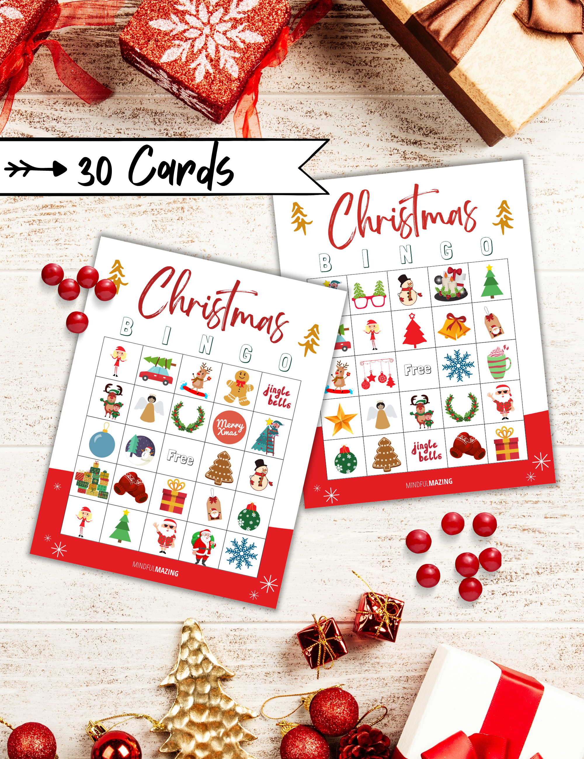 Christmas Bingo (30 Game Cards) PDF