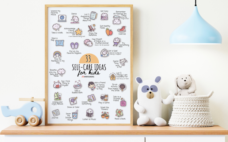 Self-Care Ideas For Kids Poster (PDF)